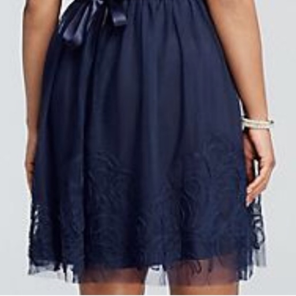 NWT Eliza J Illusion Lace Homecoming Prom Party Wedding Guest Beautiful Dress S - Picture 4 of 16